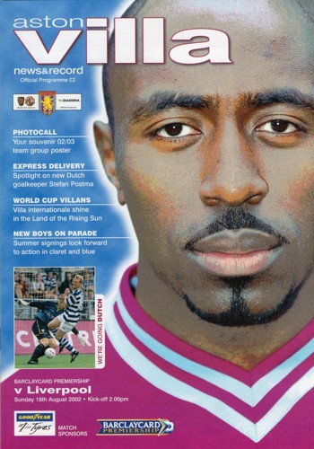 Match programme